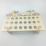 Happyyami 1pc Diy Wood Christmas Gifts Christmas Tabletop Ornament Unfinished Wood Ornaments Christmas Diy Advent Calendarios De Adviento Christmas Happyyami