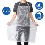 Waterproof Plastic Apron Transparent PVC, Keeps You Clean and Dry When Dishes Washing Kitchen Cooking Lab Work Butcher Dog Grooming Cleaning Fish Younber
