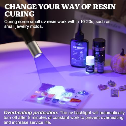 LET'S RESIN UV Resin Kit with Light, Bonding&Curing in Seconds