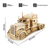 ROKR 3D Wooden Puzzle-Mechanical Car Model-Self Building Vehicle Kits-Brain Teaser Toys-Best Gift for Adults and Kids on Birthday/Christmas Day ROKR