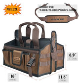 20Pockets Tool tote, Electrician tool bag, HVAC tool bag, Tech tool bag, Open top tool bag, Electrician bag, HVAC bag, Electrical tool bag, Open tool WELKINLAND