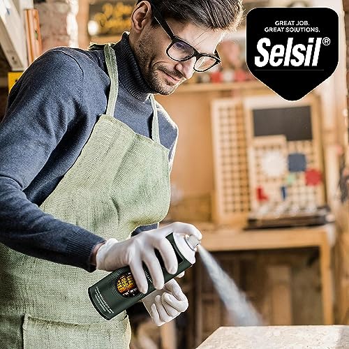 SELSIL Silicone Mold Release Aerosol Spray (4 x 13.5 fl oz) Professional Resin Mold Releaser, Non-Stick, Fast-Drying & Easy Mold Removal, (Pack of 4) selsil