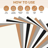 11x17 Inch Large Colored Cardstock Paper White Ivory Black Brown Kraft Grey 20 Sheets 80lb A3 Aesthetic Color Card Stock Printer Paper Sheet for LIVHOLIC