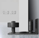 S&Z TOPHAND® 34in x 84in MDF Barn Door with 6.6FT Sliding Door Hardware Kit, 24-54in Solid Barn Door Slab Covered with Water-Proof PVC Surface S&Z tophand