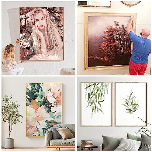 MAPVOLUT 88Pcs Picture Hanging Wire Kit, Christmas Decorations 50 Feet Heavy Duty Wire Picture Hanging for Photo Mirror Frame, up to 110lbs, Included MAPVOLUT