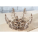 UGEARS Mechanical Flower 3D Wooden Puzzle - Unique Model Kits for Teens and Adults UGEARS