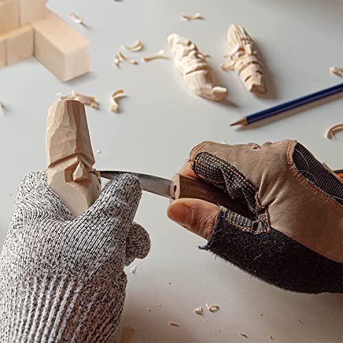 4 Inch Wood for Carving, 12 PCS Unfinished Wood Craft Cubes, Rectangular Wooden Blocks for DIY Carving, Crafting and Whittling for Adults Beginner WURONXIN