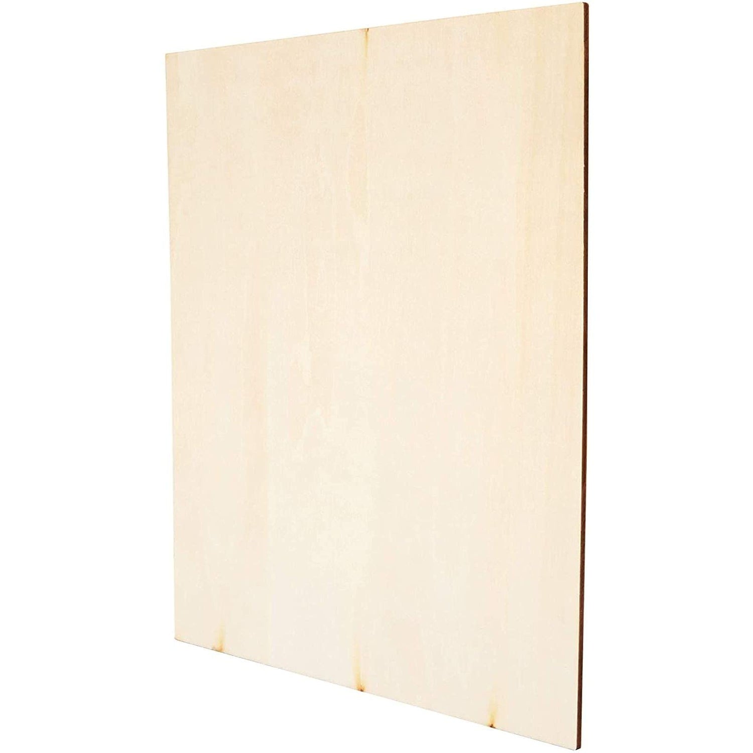 Thin Basswood Sheets, Wood Squares for Crafts 10x10, 3mm Plywood for Laser Cutting, Wood Burning (8 Pack) Bright Creations