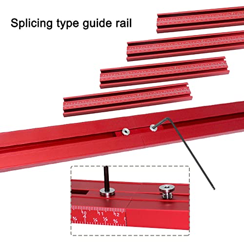 HUIOP Parallel Guide Rail,Woodworking Parallel Guide Rail System Electric Circular Saw Track Engraving Machine Slotting Parallel Sliding Rail - WoodArtSupply