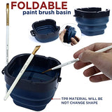 Airtight Paint Saver Storage Palette Box, 16-Well Palette Box with Lid, Include Paint Brush Basin, Perfect for Gouache, Acrylic, Watercolor and Oil DUGATO