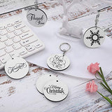 Round Sublimation Ornaments 2 Inch Christmas Blank Ornaments Wooden Hardboard Ornament Christmas Tree Round Hanging Ornaments for DIY Handicrafts Jetec