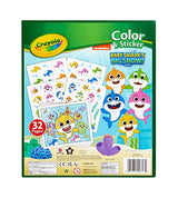 Crayola Baby Shark Coloring Pages and Stickers, Gift for Kids, Ages 3, 4, 5, 6 Color & Sticker Crayola