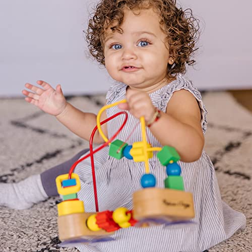 Melissa & Doug First Bead Maze - Wooden Educational Toy for Floor, High Chair, or Table - Infant Maze Toy, Bead Maze Toys For Toddlers And Babies 4.2 Melissa & Doug
