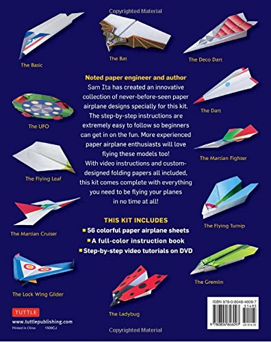 Next Generation Paper Airplanes Kit: Engineered for Extreme Performance, These Paper Airplanes are Guaranteed to Impress: Kit with Book, 32 origami Tuttle Publishing
