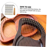 SUPVOX Omnichord 1 Set combination wrenches lyre peg lyre tuning peg lyre tuning pin lyre harp tuning Wood Lyre Harp Part Zither Pin Fixing for Harp SUPVOX
