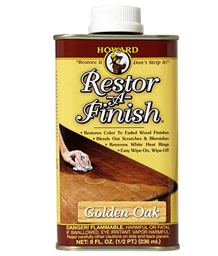 Howard Products, Golden Oak Restor-A-Finish, 8 oz - WoodArtSupply