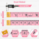 Tape Measure, iBayam Soft Ruler Measuring for Body Weight Loss Fabric Sewing Tailor Cloth Vinyl Measurement Craft Supplies, 60-Inch Double Scale iBayam
