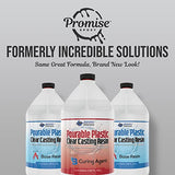 Deep Pour Epoxy Resin Promise - 3 Gallon Kit for River Tables & Artistic Castings and DIY Projects | Crystal Clear 2:1 Ratio USA-Made Resin | Low Incredible Solutions