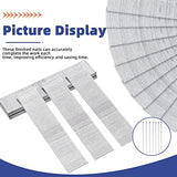 Glarks 5000Pcs 18 Gauge Galvanized 5/8 inch Brad Nails Straight Finishing Nails for Electric Pneumatic Brad Nailer Gun, Molding Cabinetry Building Glarks