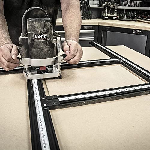 Trend Adjustable Routing Jig Frame & Guide System for Creating Square and Rectangular Recesses, Slots, and Face Panel Molds with a Router, VARIJIG TREND