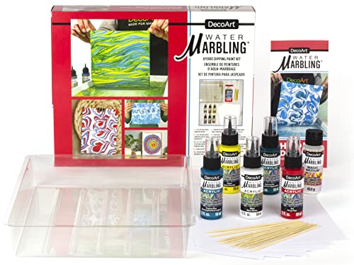 DecoArt Water MARBLING KIT, Multi - WoodArtSupply