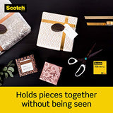 Scotch Double Sided Tape, 0.5 in. x 400 in., 2 Dispensers/Pack Scotch
