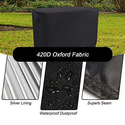 Kingling Outdoor Prep Table Cover, Waterproof Stainless Steel Table Cover Metal Table Cover Protection for Patio Kitchen Prep/Work Table - 60''L x Kingling