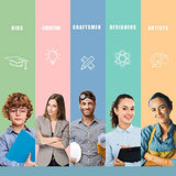 PSLER 100 Sheets Carbon Paper Sheets, Carbon Transfer Paper with 3PCS Embossing Stylus for DIY Woodworking, Paper, Canvas and Other Art Craft psler