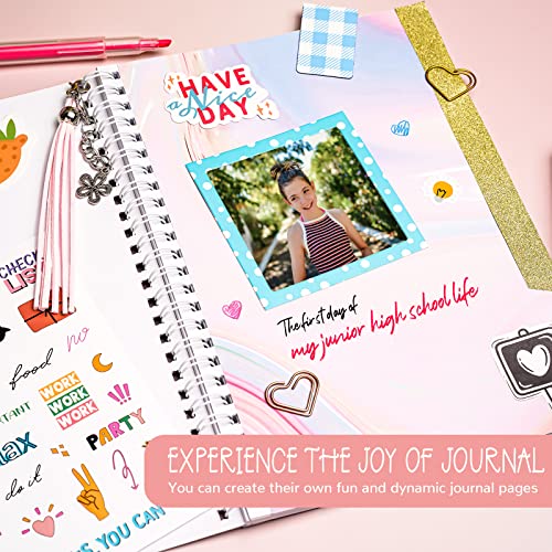 jackinthebox DIY Journal for Girls Ages 8-12, 242 PCS