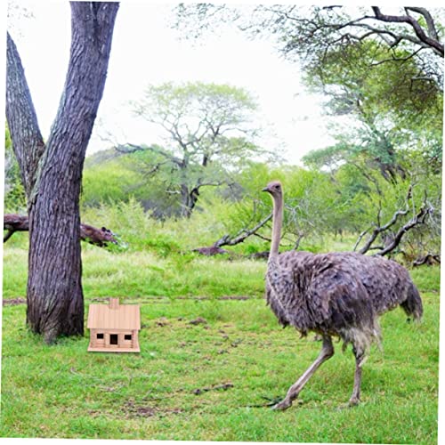 FUNOMOCYA Wooden House Bird nest Mini Wood Bird Houses Unfinished Wooden birdhouses Hanging Bird Mini Bird House DIY Birdhouse Outdoor Birds FUNOMOCYA