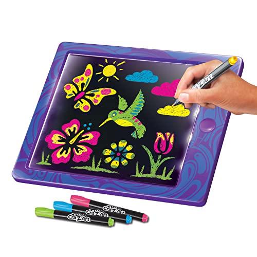 Cra-Z-Art Super Light Up Doodle Board for Kids, Light Up Drawing Board Gift for Boys & Girls Ages 5 and Up Cra-Z-Art