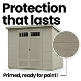 Handy Home Products Highland 8x6 Modern Wooden Storage Shed Handy Home Products