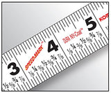 Komelon SL2912; 12' x 5/8" Self-Lock Speed Mark Tape Measure, Yellow, 12ft - Blade Komelon