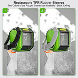 Huepar Green Beam Cross Line Laser Level, Self-Leveling Vertical and Horizontal Line Laser Leveler Tool with Rechargeable Li-ion Battery for Huepar