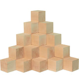 Unfinished Wood Cubes 2-inch, Pack of 50 Large Wooden Cubes for Wood Blocks Crafts and Decor, by Woodpeckers Woodpeckers