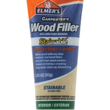 Elmer's All Purpose Carpenter's Wood Filler, Easy Cleanup, Stainable, 3.25-Ounce (E887Q), Pack of 1 Elmer's