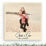 Your Photo and Text Printed on Real Wood | Christmas Gift | Personalized Photo Gifts | Boyfriend Gift | Custom Photo Gifts | Picture Frames DREAM BIG PRINTABLES