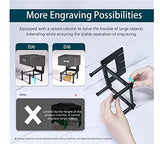 Phezer DJ6 Laser Engraving Machine for Beginners, 2.12lb Portable 3W Output Laser Engraver Logo Marker DIY Handcraft Kits for Wood Bamboo Phezer