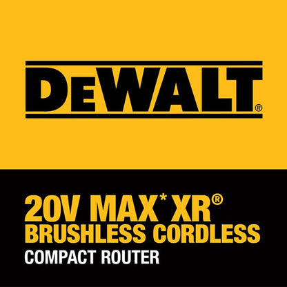 DEWALT 20V Max XR Cordless Router, Brushless, Tool Only (DCW600B)