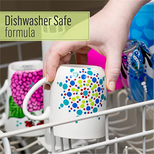 FolkArt Dots Set, 6 Piece Acrylic Paint Kit Featuring 6 Colors for DIY Indoor & Outdoor Multi-Surface Craft Projects, 49904 FolkArt