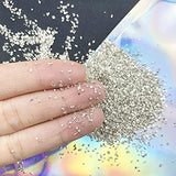Jmassyang Crushed Glass Irregular Metallic Chips 100g Sprinkles Chunky Glitter for Nail Arts Craft Resin DIY Mobile Phone Case Vase Fillers Jewelry Jmassyang