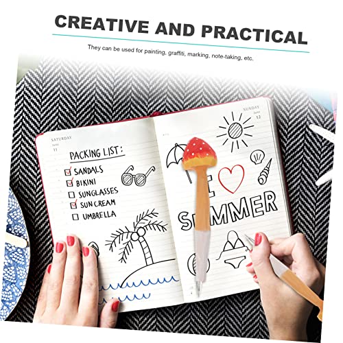 Operitacx Wooden Engraving Pen Ink Stripe Writing Pen Prizes Exchange Pens School Classroom Pens Easter Gift Pen Wood Ballpoint Pens Wood Gifts Operitacx