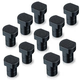 WILLBOND 10 Pcs Bench Dogs 19 mm Bench Dog Clamp Aluminum Alloy Bench Dog with Non Slip Pad MFT Table Stop Woodworking Accessories for 3/4 Inch WILLBOND