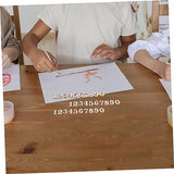 FOYTOKI 100pcs Wood Chips Child Letter Manual Wood Blanks Wooden Cutouts Accessories Wood Embellishments Accessories Decorations Paper Cut Wood FOYTOKI