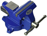 IRWIN Tools Record Light Duty Workshop Vise, 4.5-Inch (4935507),Blue IRWIN