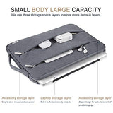 Voova 15 15.6 16 Inch Laptop Sleeve Case with Handle, Waterproof Computer Cover Bag with Pocket Compatible with MacBook Pro 15 16 M1 Pro/Max,15-16 Voova