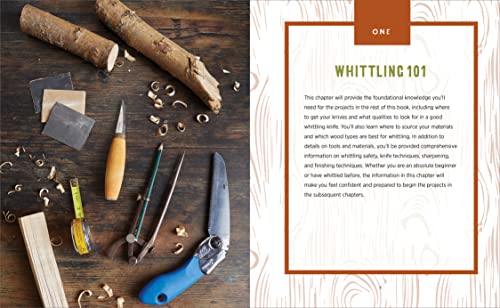 Whittling for Beginners: Step-by-Step Projects to Carve from Wood WoodArtSupply