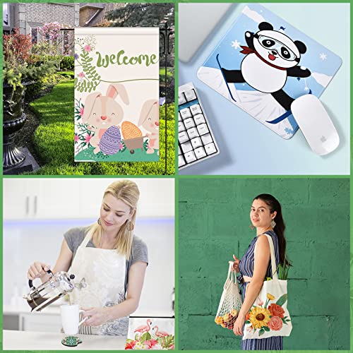 80PCS Sublimation Blanks Products Set, Sublimation Blank Tumblers, Coaster,  Makeup Bag, Keychain, Pillow Cover, Mouse Pad, Garden Flag for Sublimation