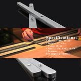 Guide Rail Connector Kit 71358 for Festool Track Saw Long Cuts, 482107 Also Compatible with Makita, Fit for DeWalt, Triton in Integrated Guide Rail WOUILNIA