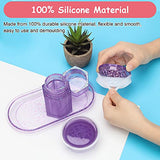 6 PCS Silicone Grinder Resin Mold, Anglekai Grinder Silicone Molds for Epoxy Resin Rolling Tray Mold, Herb Resin Grinder Mould for DIY, Mill Spice Anglekai